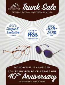 40th Anniversary Poster featuring Tiffany, Ray-Ban, Westgroupe, Tura